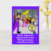 ドラゴンスレイヤ誕生日 カード (黄色い花)