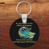 ドラゴンズに干渉するな キーホルダー (正面)
