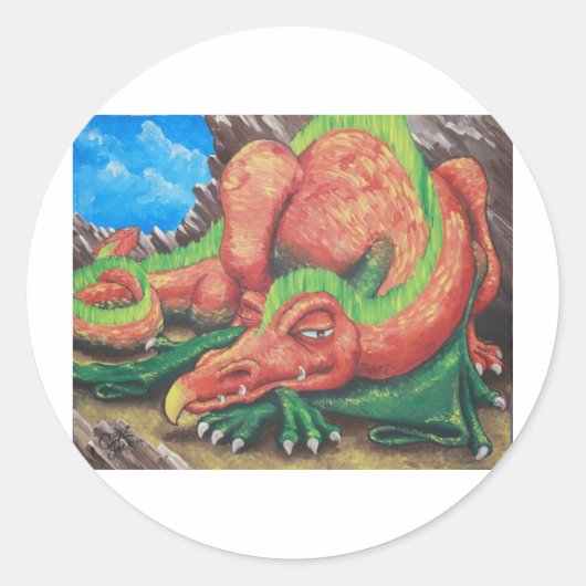 ドラゴンズに干渉するな ラウンドシール (正面)
