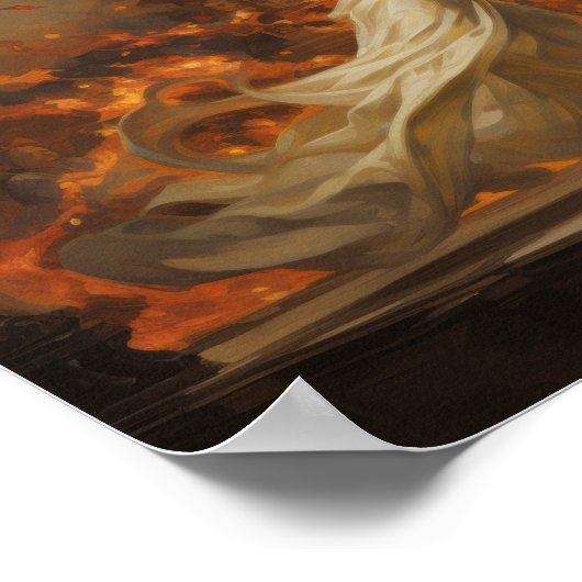 ドラゴンズのエピックダンスのポスター – 素晴らしファンタジーAr ポスター (角)