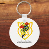 ドラゴンズの事に干渉するな。 キーホルダー (正面)