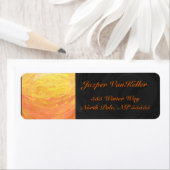 ドラゴンズアイオレンジとブラックモノグラム ラベル (インサイチュ)