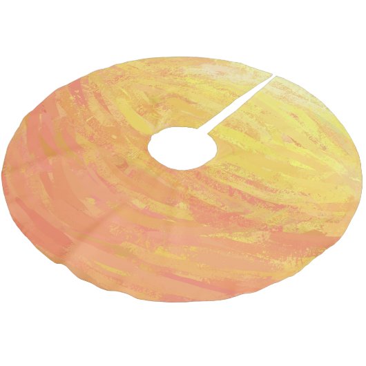 ドラゴンズアイ ブラッシュドポリエステルツリースカート (アングル)