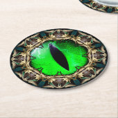 ドラゴンズアイ ラウンドペーパーコースター (アングル)