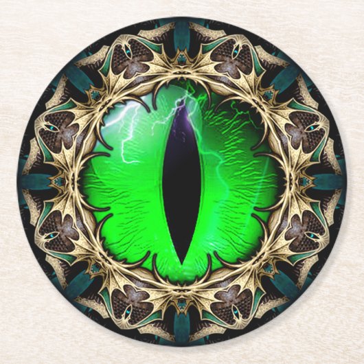 ドラゴンズアイ ラウンドペーパーコースター (正面)