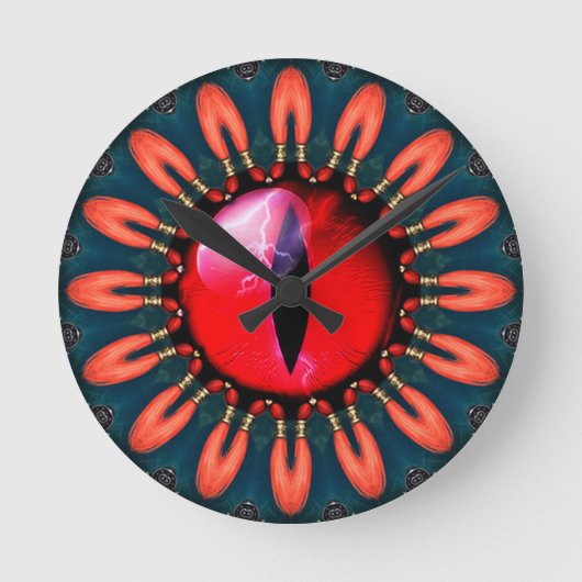 ドラゴンズアイ ラウンド壁時計 (正面)