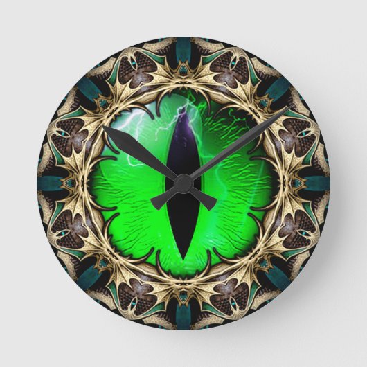 ドラゴンズアイ ラウンド壁時計 (正面)