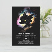 ドラゴンズウォーターカラードリーミー誕生日 招待状 (スタンド正面)