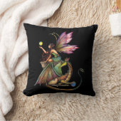 ドラゴンズオルブズ妖精の国フェアリー&ドラゴン装飾用クッション クッション (ブランケット)