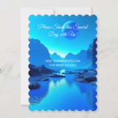 ドラゴンズカラフルインラブ結婚式招待状 招待状 (裏面)