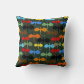 ドラゴンズグリーン飛行ファンタジー クッション (裏面)