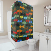 ドラゴンズグリーン飛行ファンタジー シャワーカーテン (インサイチュ)