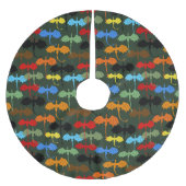 ドラゴンズグリーン飛行ファンタジー ブラッシュドポリエステルツリースカート (正面)