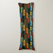 ドラゴンズグリーン飛行ファンタジー ボディピロー (正面縦)