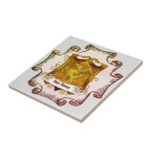 ドラゴンズシールド家紋名字タイル タイル (側面)