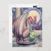 ドラゴンズパーチファンタジーアートハガキ ポストカード (正面/裏面)