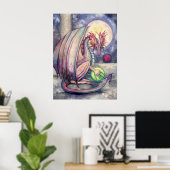 ドラゴンズパーチファンタジーアートポスター ポスター (ホームオフィス)