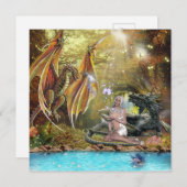 ドラゴンズフラットホリデーカード付きガールズ シーズンカード (正面/裏面)