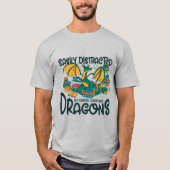 ドラゴンズブックスとコーヒー Tシャツ (正面)