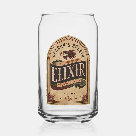 ドラゴンズブレスエリキールヴィンテージハロウィーン ガラス缶 (正面)