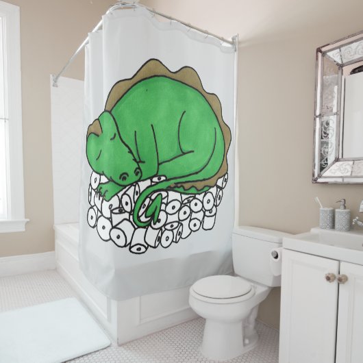 ドラゴンズホアード シャワーカーテン (インサイチュ)