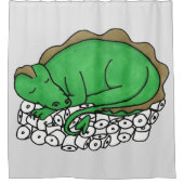 ドラゴンズホアード シャワーカーテン (正面)