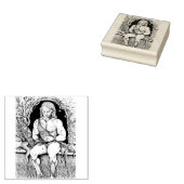 ドラゴンズホアード，戦士，金ゴールドのバッグ，洞窟，レイア ラバースタンプ (押印)