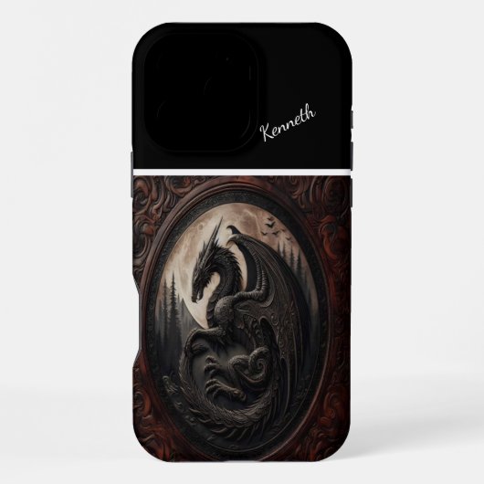 ドラゴンズムーンライトヴィーユ iPhoneケース (裏面)