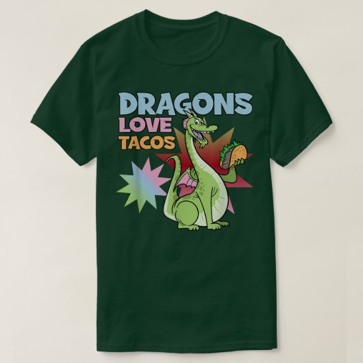 ドラゴンズラブタコス Tシャツ (デザイン正面)