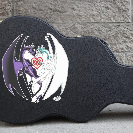 ドラゴンズラブハートブルー シール