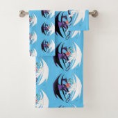 ドラゴンズラブハートブルー バスタオルセット (インサイチュ)