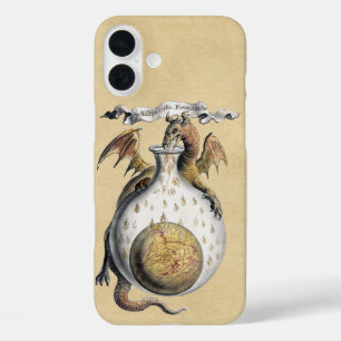 ドラゴンズルツボアンティーク紙 iPhone 16 PLUSケース