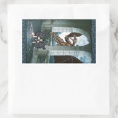 ドラゴンズレイア 長方形シール (バッグ)