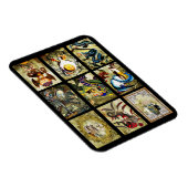 ドラゴンズ処女騎士ファンタジー童話アート マグネット (右側)