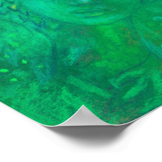 ドラゴンズ女神ファンタジーシュレアル絵画の母 ポスター (角)