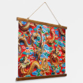 ドラゴンズ寺院タペストリー 吊り下げ型タペストリー (傾斜あり)