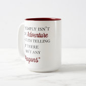 ドラゴンズ引用文 ツートーンマグカップ (正面左)