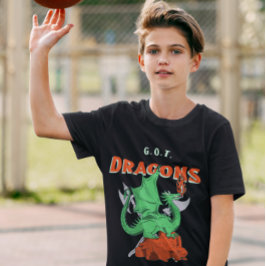 ドラゴンズ得神話的ドラゴンの呼吸炎 Tシャツ