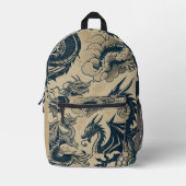 ドラゴンズ戦争 プリントバックパック (正面)