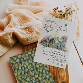 ドラゴンズ童話 | Dragon Eggsベビーシャワー 招待状