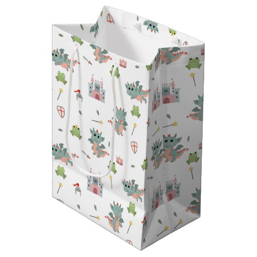 ドラゴンズ騎士童話中世城 ミディアムペーパーバッグ (正面アングル)