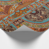 ドラゴンズ&ガルゴイルラッピング紙 ラッピングペーパー (角)