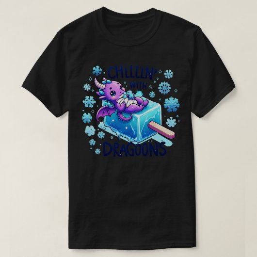 ドラゴンズ・ドラゴンICE誕生日装飾g Tシャツ (デザイン正面)