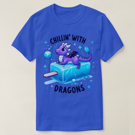 ドラゴンズ・ドラゴンICE誕生日装飾g Tシャツ (デザイン正面)