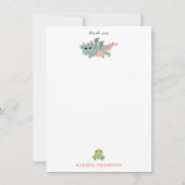 ドラゴンズ ナイツ フェアリーテイル 中世のお城 サンキューカード (正面)