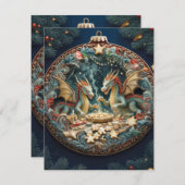 ドラゴンズ・ホリデー・ベーキング・マジック シーズンカード (正面/裏面)