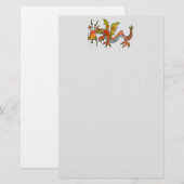 ドラゴンズ 便箋 (正面/裏面)