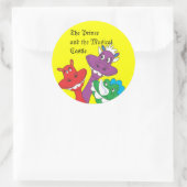 ドラゴンズ、王子、ミュージカル城 ラウンドシール (バッグ)