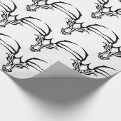 ドラゴンズ – 頭部–310-eop ラッピングペーパー (角)