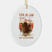 ドラゴンソン法廷人が多素晴らしい セラミックオーナメント (右)